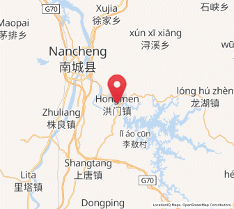Map of Hongmen, Jiangxi