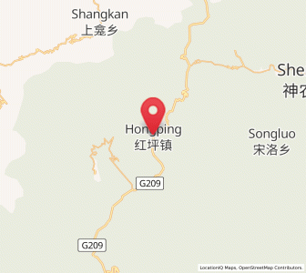 Map of Hongping, Hubei