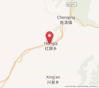 Map of Hongqi, Heilongjiang