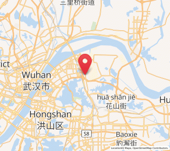 Map of Hongqi, Hubei