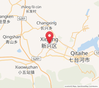 Map of Hongqi, Heilongjiang