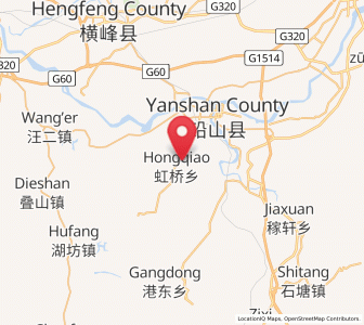 Map of Hongqiao, Jiangxi