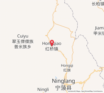 Map of Hongqiao, Yunnan