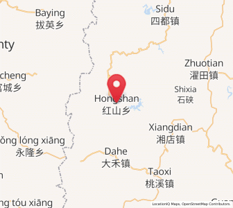 Map of Hongshan, Fujian