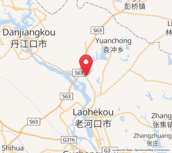 Map of Hongshanzui, Hubei