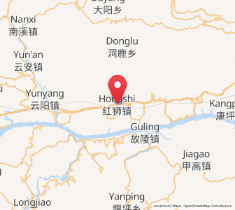Map of Hongshi, Chongqing