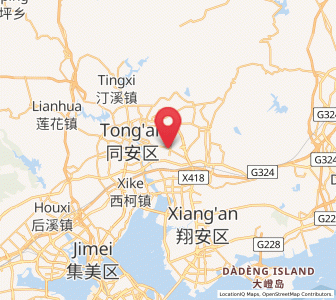 Map of Hongtang, Fujian