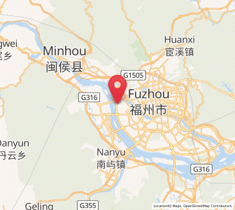 Map of Hongtang, Fujian