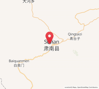Map of Hongwansi, Gansu