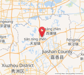 Map of Hongxi, Zhejiang