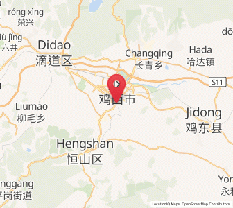 Map of Hongxing, Heilongjiang