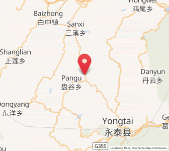 Map of Hongxing, Fujian