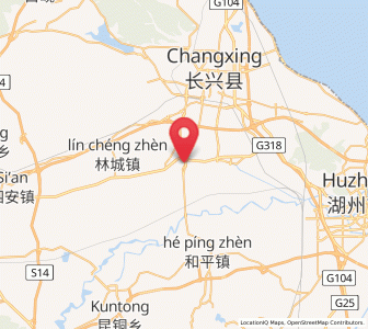 Map of Hongxingqiao, Zhejiang