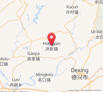 Map of Hongyan, Jiangxi