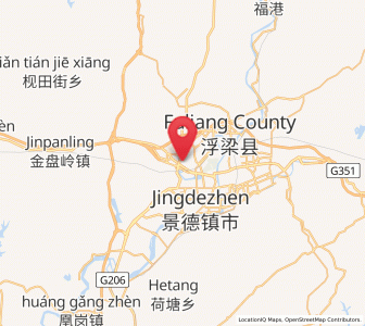 Map of Hongyuan, Jiangxi
