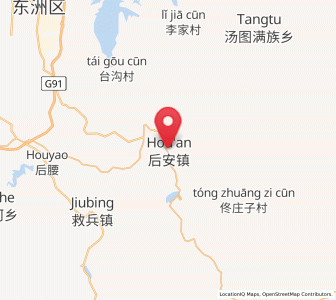 Map of Hou’an, Liaoning