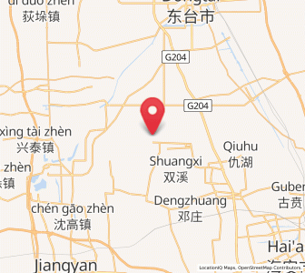 Map of Hougang, Jiangsu