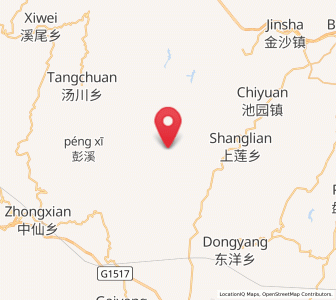 Map of Houjia, Fujian