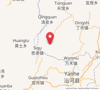 Map of Houping, Chongqing
