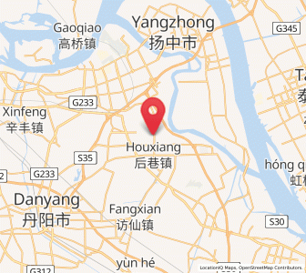Map of Houxiang, Jiangsu