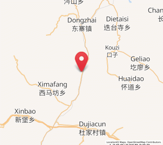 Map of Huabeitun, Shanxi