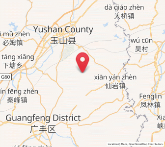 Map of Huacun, Jiangxi