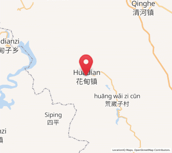 Map of Huadian, Jilin