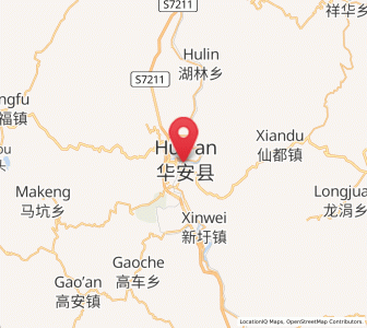 Map of Huafeng, Fujian