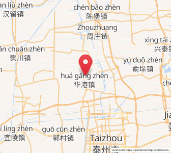 Map of Huagang, Jiangsu