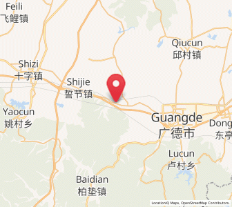 Map of Huagu, Anhui