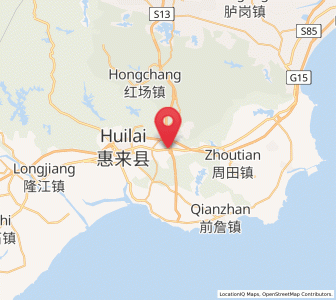 Map of Huahu, Guangdong
