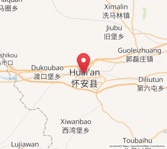 Map of Huai’an, Hebei