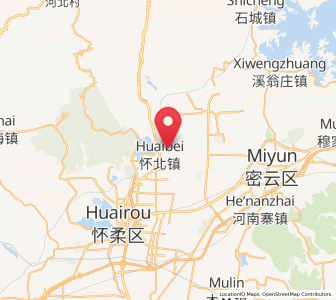 Map of Huaibei, Beijing