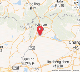 Map of Huaikan, Zhejiang