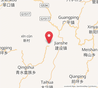 Map of Huainan, Fujian