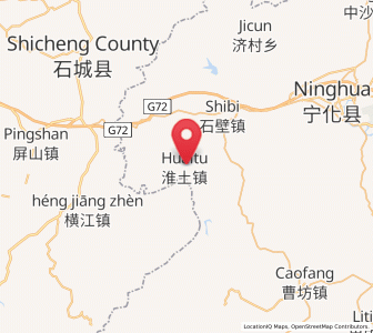 Map of Huaitu, Fujian