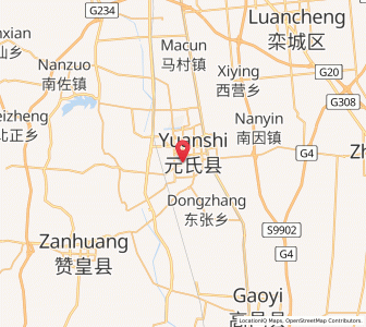 Map of Huaiyang, Hebei