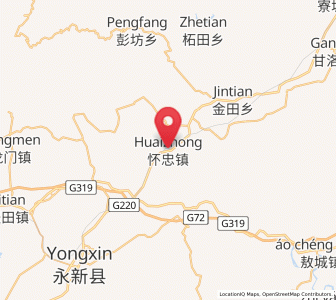 Map of Huaizhong, Jiangxi
