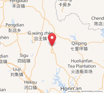 Map of Huajiahe, Hubei