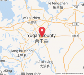 Map of Hualingang, Jiangxi