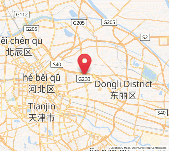 Map of Huaming, Tianjin