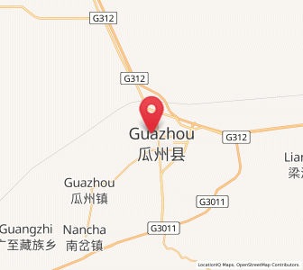 Map of Huancheng, Gansu