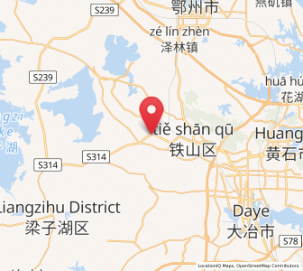 Map of Huandiqiao, Hubei