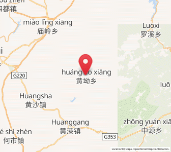 Map of Huang’ao, Jiangxi
