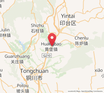 Map of Huangbao, Shaanxi