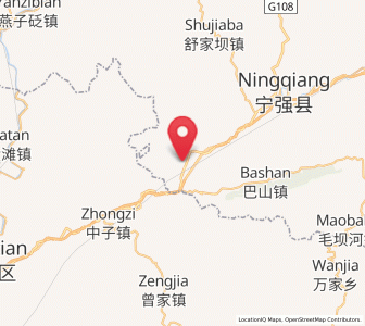 Map of Huangbayi, Shaanxi