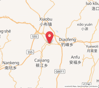 Map of Huangbei, Jiangxi