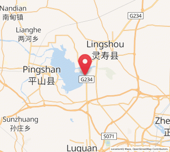 Map of Huangbizhuang, Hebei