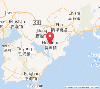 Map of Huangbu, Guangdong
