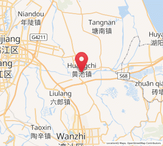 Map of Huangchi, Anhui